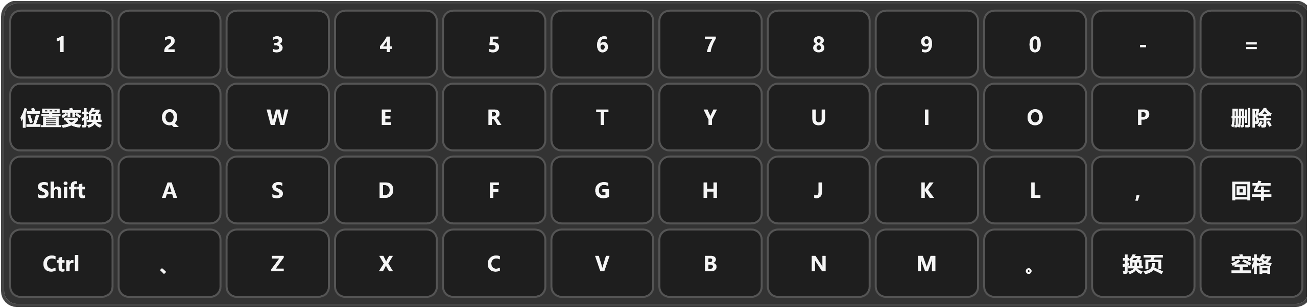 Ecfish 字母键盘完整界面